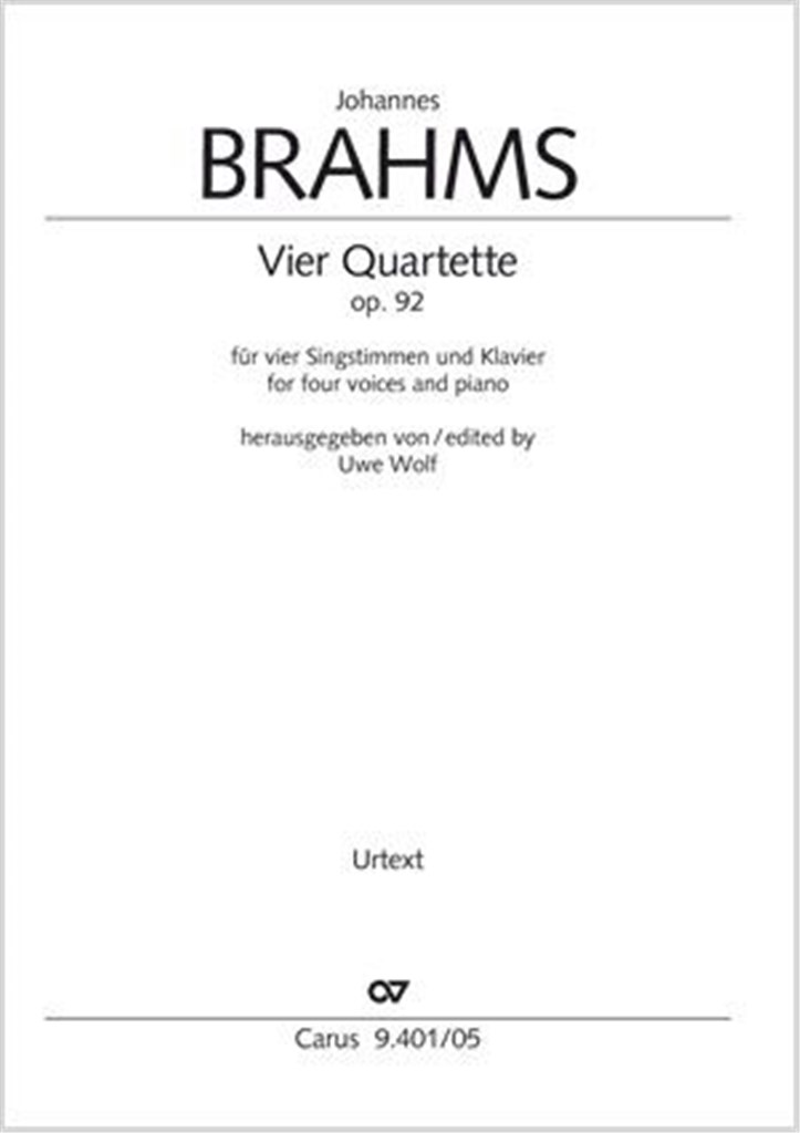 Four Quartets op. 92